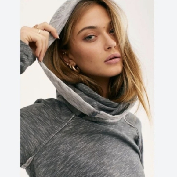 FP Beach Cowl Neck Cotton Long-sleeve Shirt - Picture 5 of 5